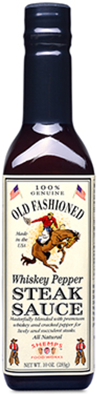 Shemps Old Fashioned Whiskey Pepper Steak Sauce 10 Oz