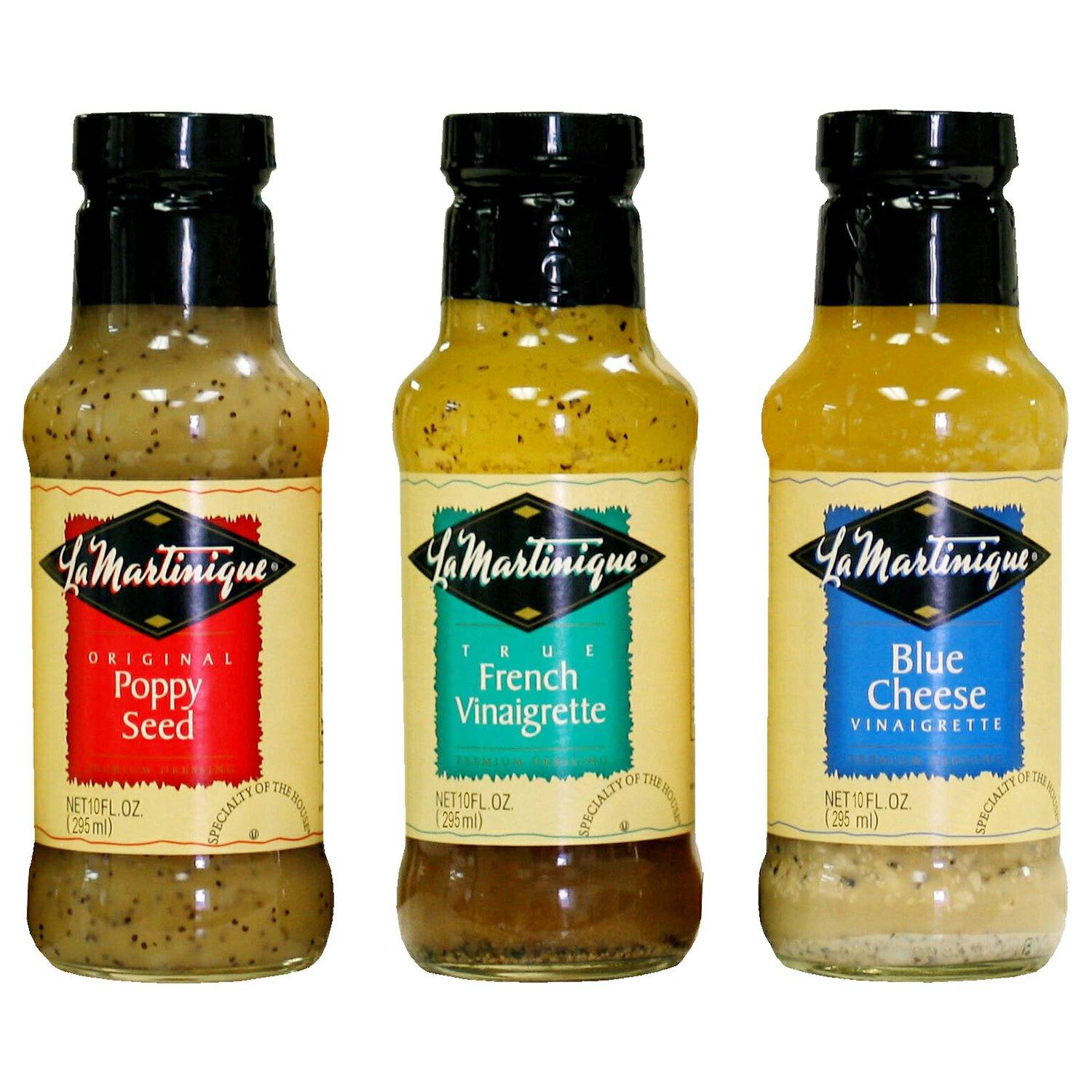 La Martinique Blue Cheese Vinaigrette Premium Dressing 10 Fl. Oz. Bottle