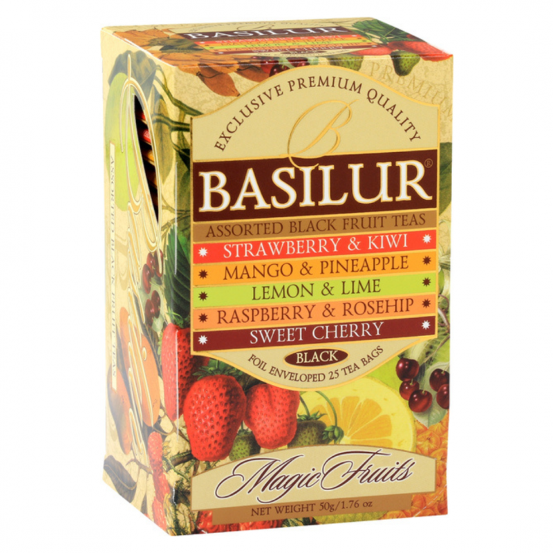 Basilur Black Tea - Magic Fruits, 20 X 2 G