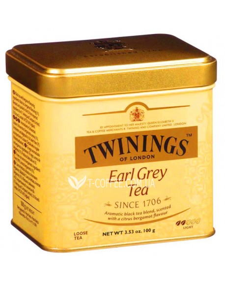 Al Ghazale Чай TWININGS Earl Grey Tea Ерл Грей 100 Г Ж/б (070177029623)