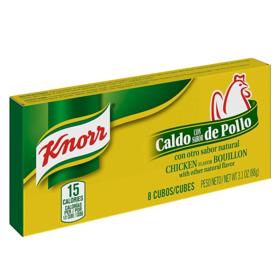 Knorr Chicken Flavor Bouillon Cubes, 8 Ct / 3.1 Oz