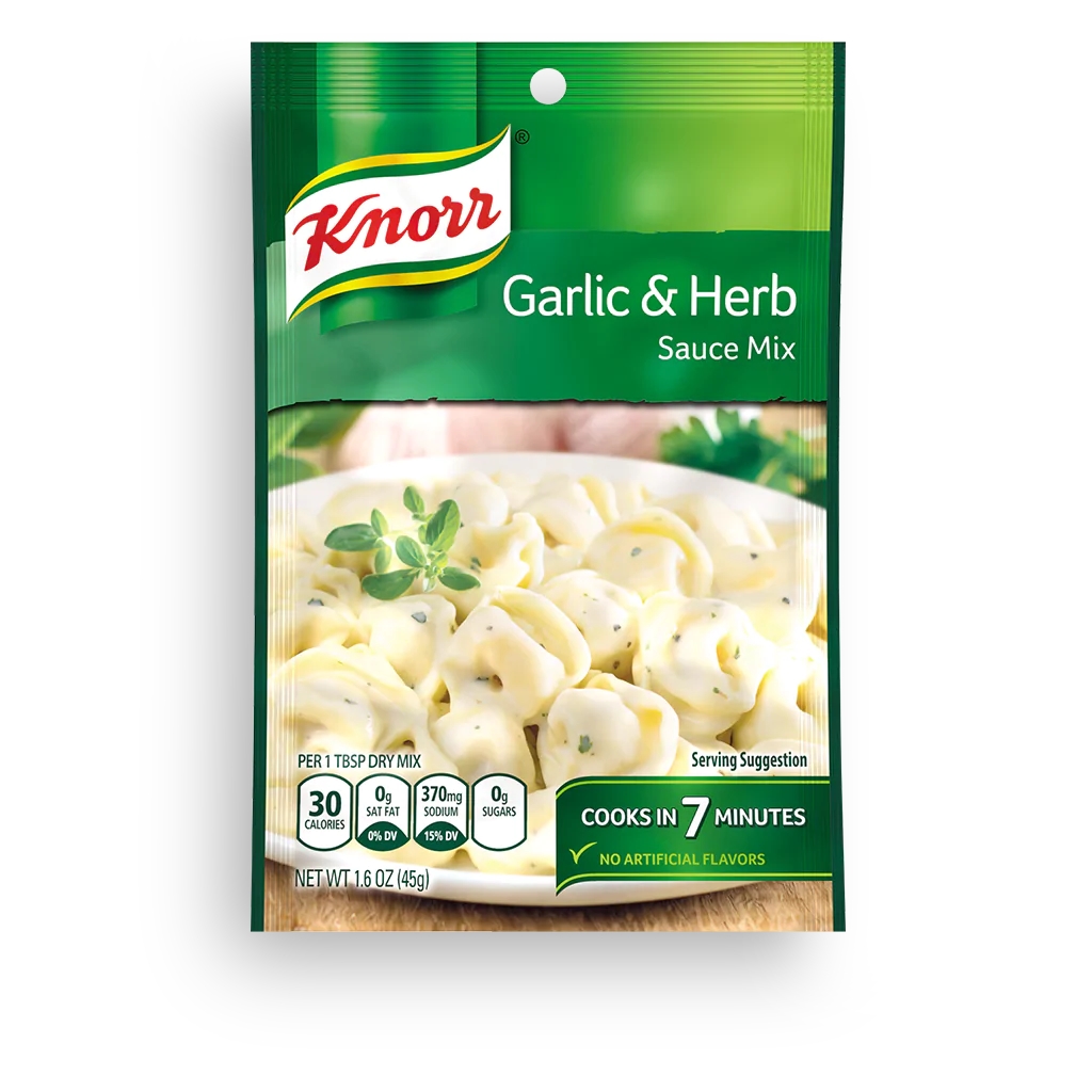 Knorr Pasta Sauces Garlic Herb Sauce Mix (12×1.6Oz)