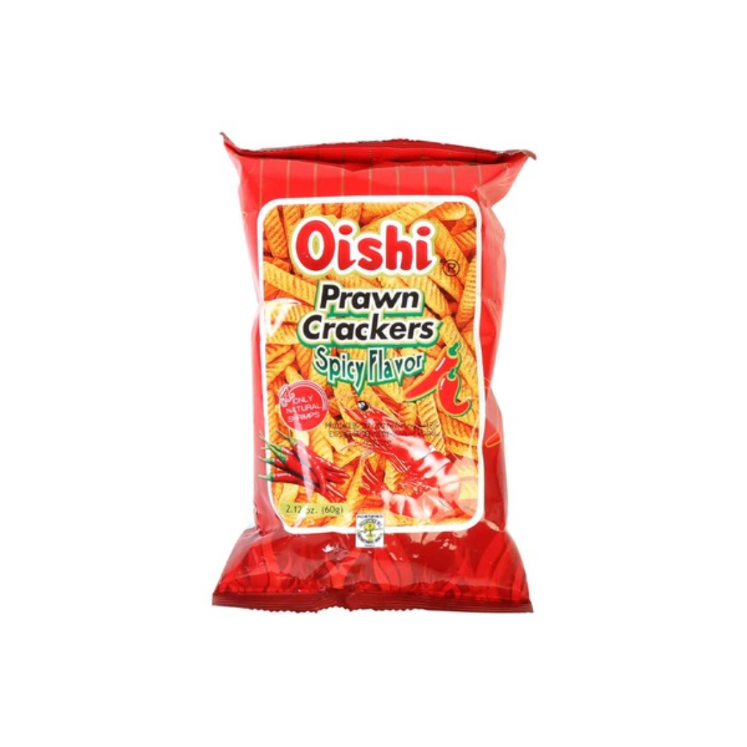 Oishi Prawn Crackers Spicy Flavor 60g