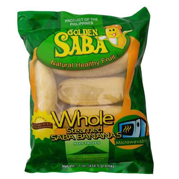 Golden Saba Whole Steamed Bananas
