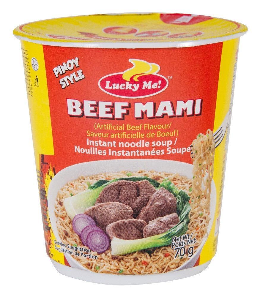 Lucky Me Beef Mami Cup Noodles 70gm