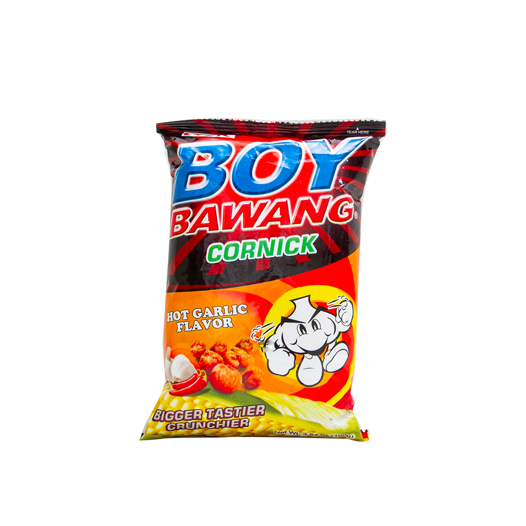 KSK Food Boy Bawang Cornick - Hot Garlic Flavor 3.54oz