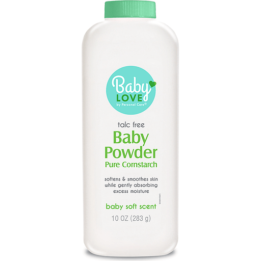 Baby Love Powder, Pure Cornstarch, 10-oz