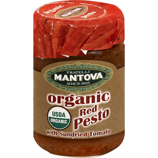 Mantova Pesto, Red, Organic, With Sundried Tomato