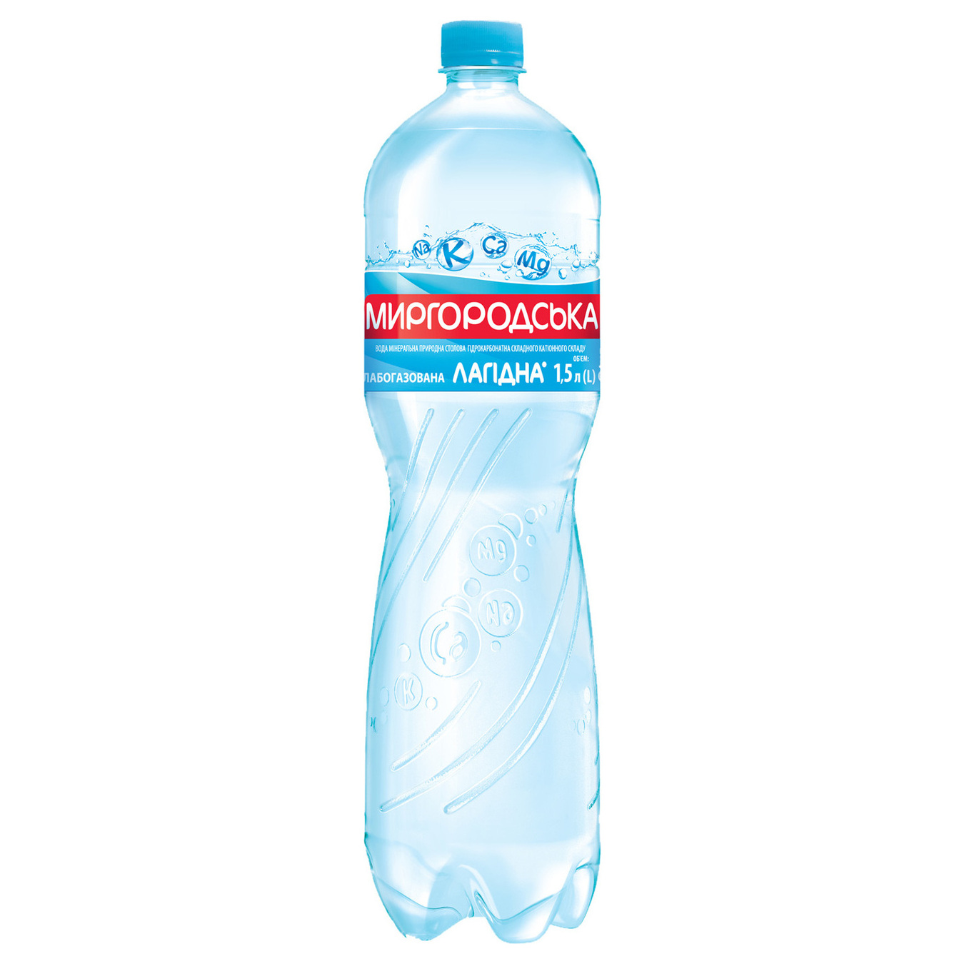 Миргородська Вода Слабогазированная Миргородская Минеральная 1,5л