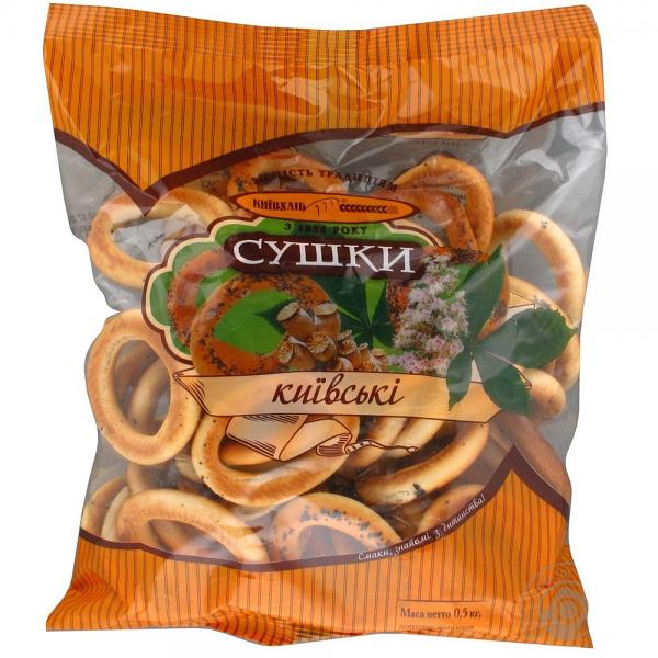 Kiev Dry Rings "Kievskie", 17.5 Oz / 500 G