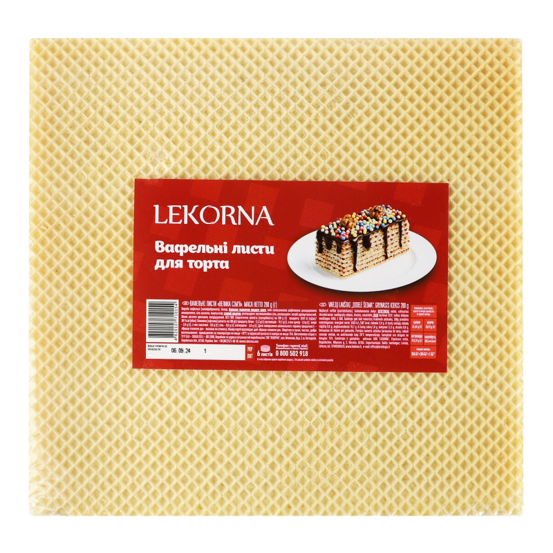 Lekorna Wafer Sheets Big Family – 280g