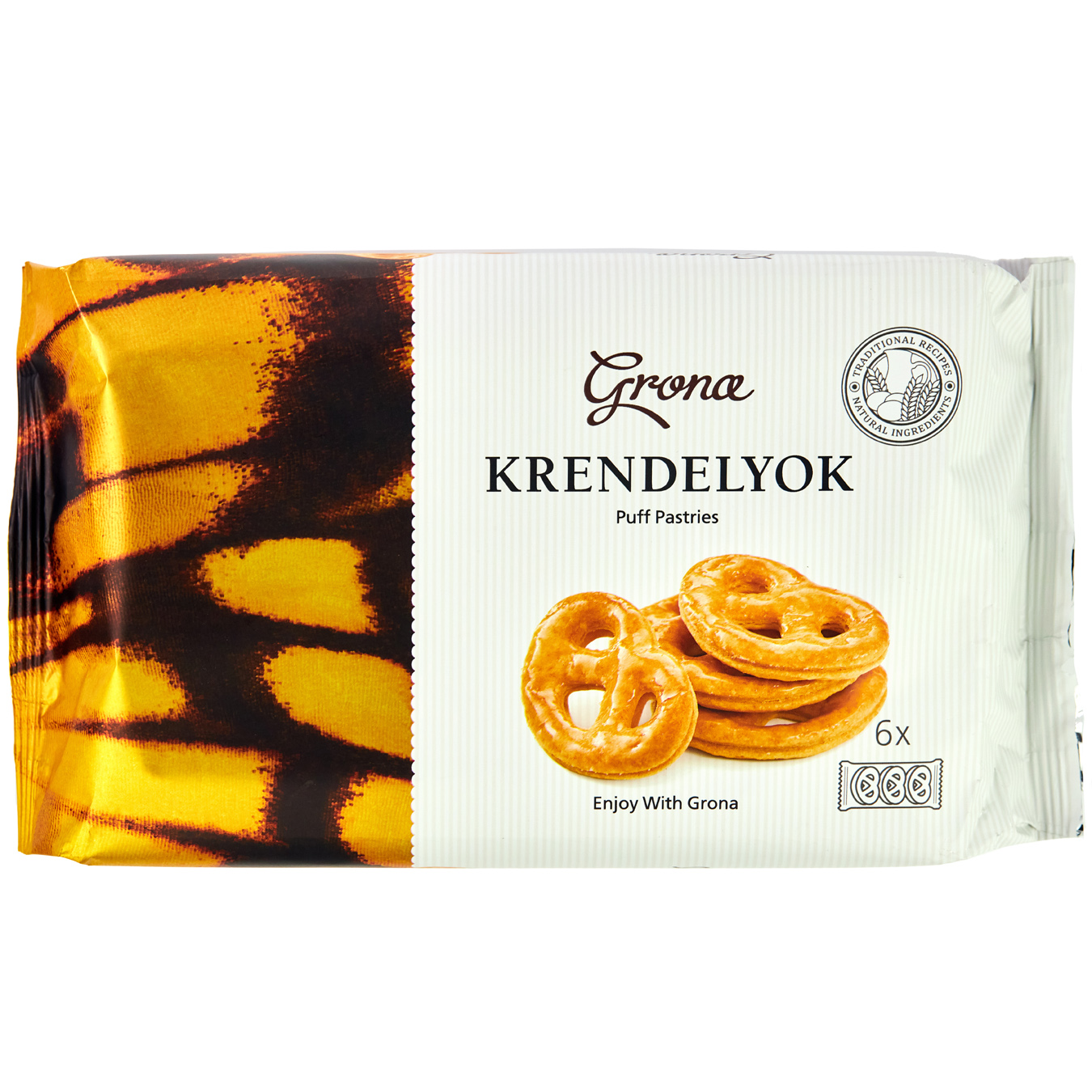 Grona Puff Pastries Krendelyok 250gr