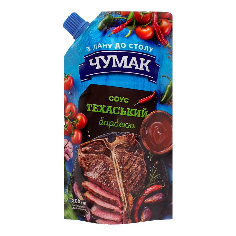 Чумак Соус Техаський Барбекю Д/п 200г