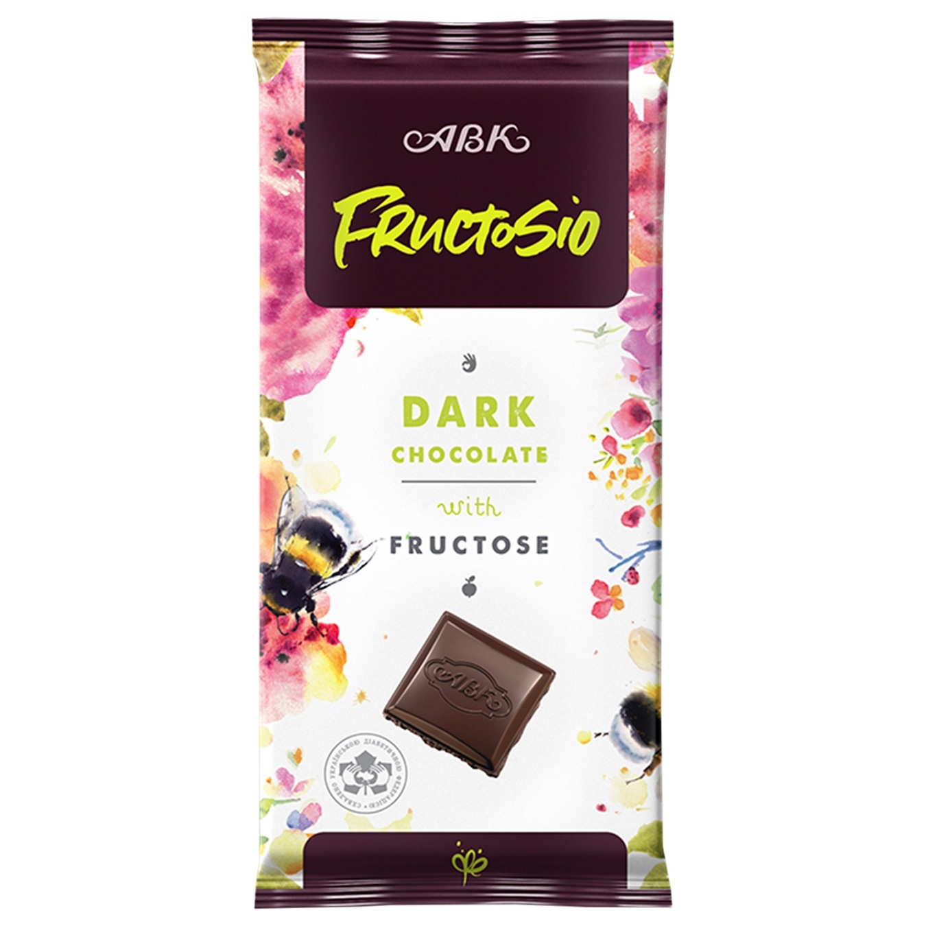 АВК AVK Sugar-free Black Chocolate 90g