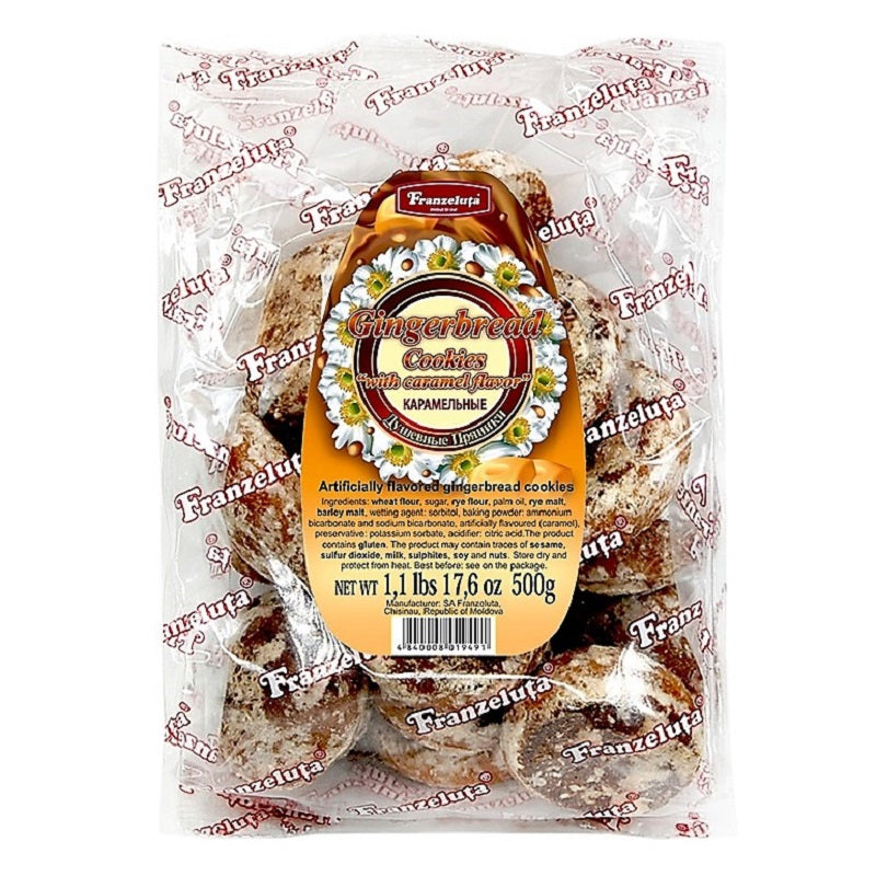 Franzeluta Gingerbread Cookies With Caramel Flavor 500g
