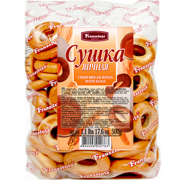 Franzeluta Crisp Bread Rings With Eggs