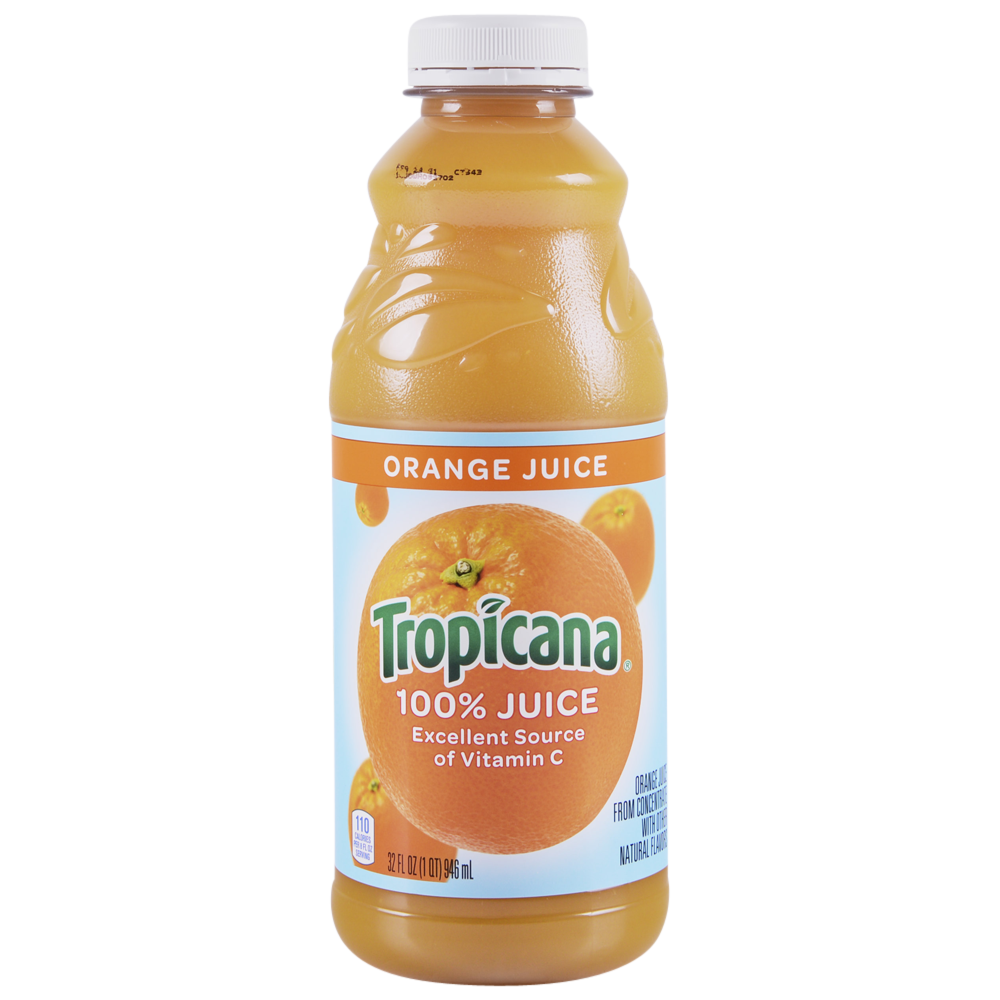 Tropicana 100% Orange Juice 32 Fl Oz Bottle