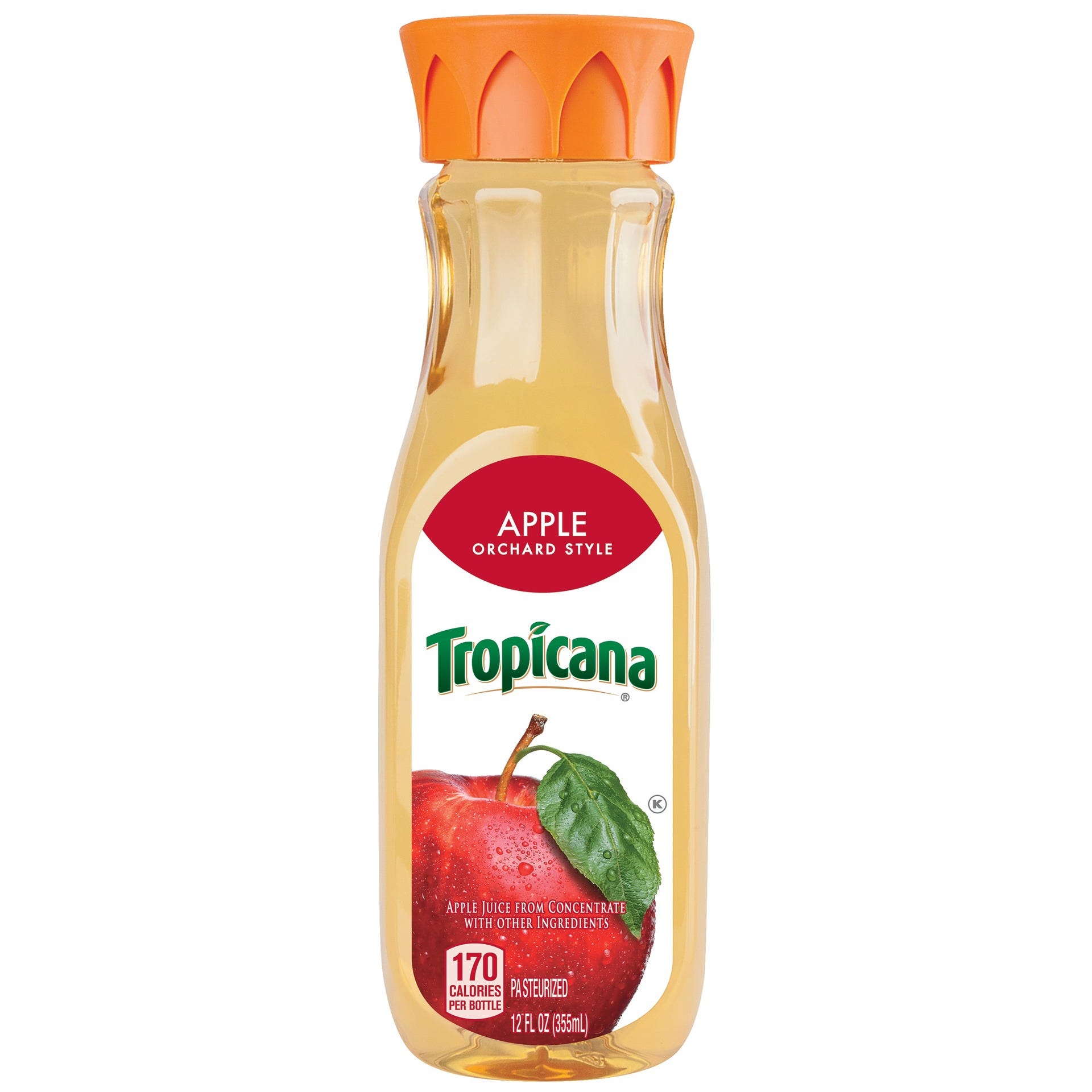 Tropicana 100% Juice Apple Orchard Style 12 Fl Oz