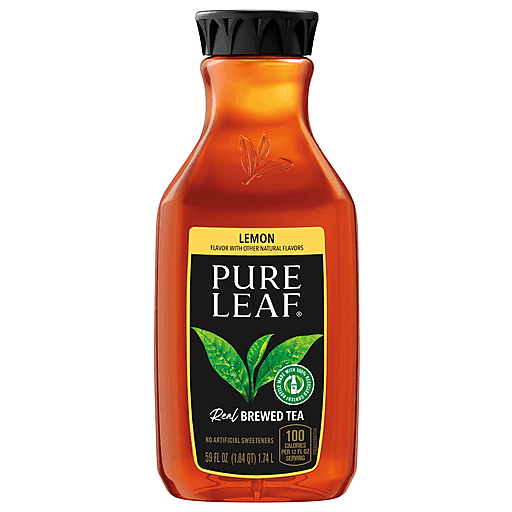 Pure Leaf Brewed Tea, Real, Lemon 59 Fl Oz