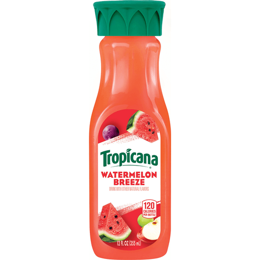 Tropicana Juice Drink Watermelon Breeze 12 Fl Oz Bottle
