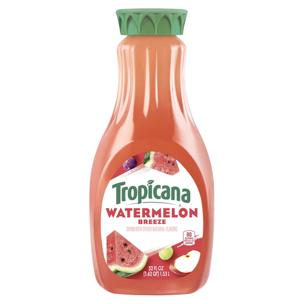 Tropicana Breeze Drink Watermelon 52 Fl Oz Bottle