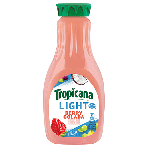 Tropicana Light Drink Berry Colada 52 Fl Oz Bottle
