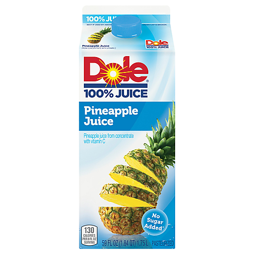 Dole 100% Juice, Pineapple 59 Oz