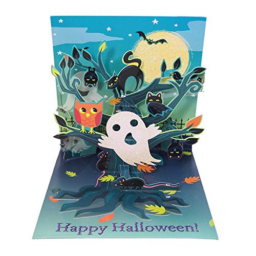 3D Greeting Card - Haunted Tree - Halloween