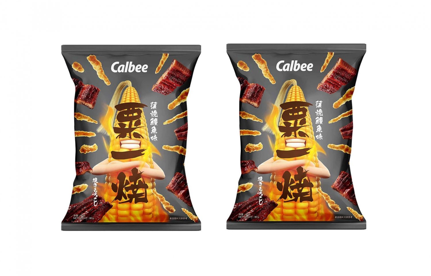 卡乐A粟一烧蒲烧鳗鱼味 80G/Calbee Grill A Corn EEL Kabayaki Flavor 80g