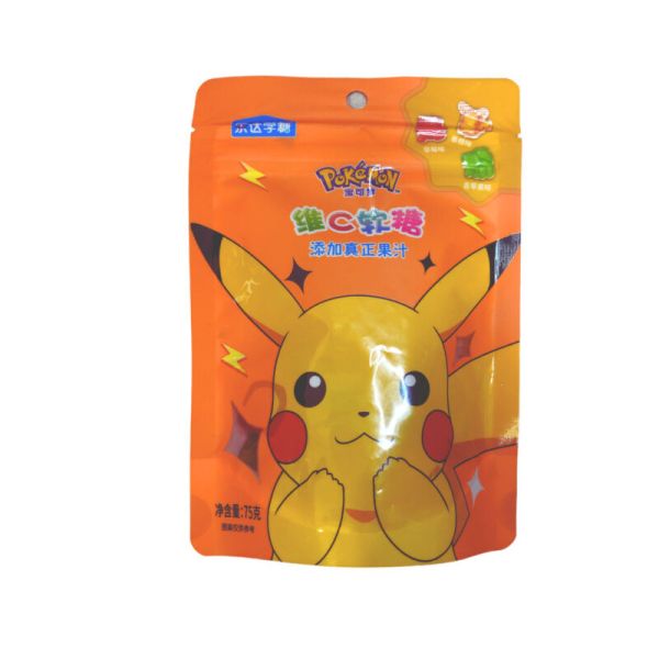Gomitas De Sabores Mixtos Pikachu Naranja 75gr