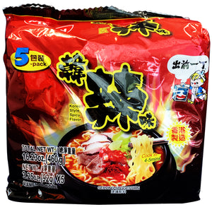 Chinese - Noodles & Rice Nissin Korean Style Spicy 5 Pack 日清 出前一丁 韩式辣面 16.23oz