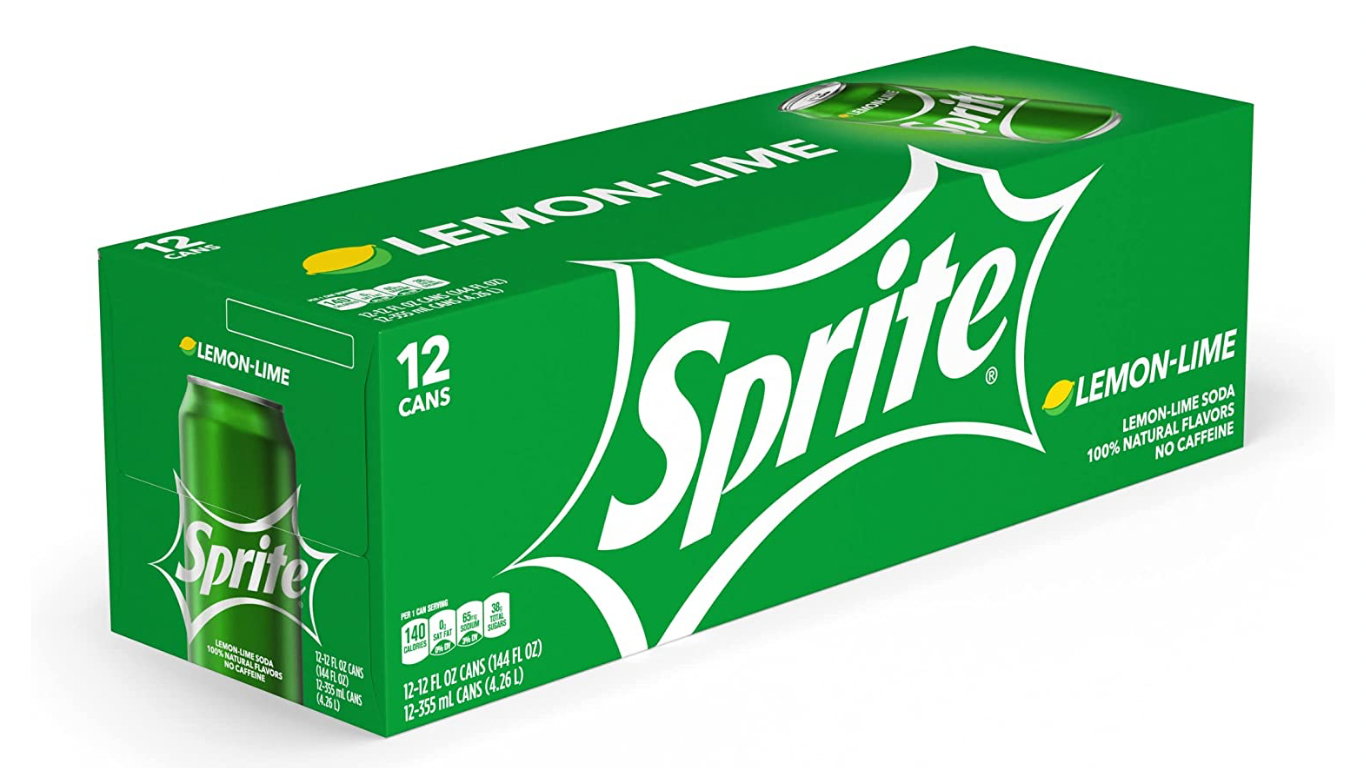 Sprite Fridge Pack Cans, 12 Fl Oz