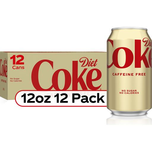 Diet Coke Caffeine Free Fridge Pack Cans, 12 Fl Oz