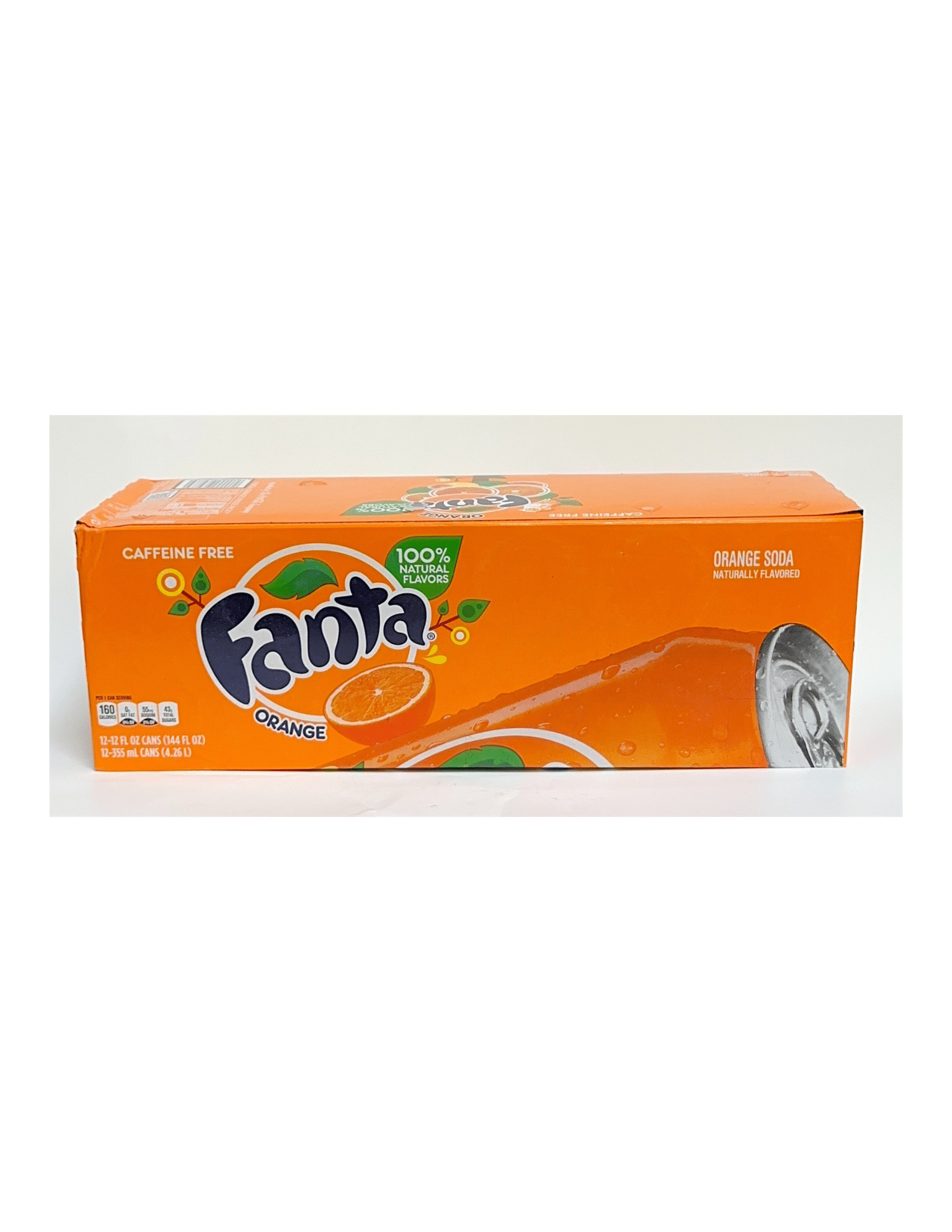 Fanta Orange Soda Fridge Pack Cans, 12 Fl Oz