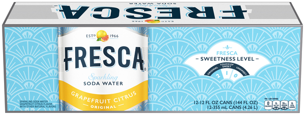 Fresca Citrus Soda - 12 Pack Cans 144.00 Fl Oz