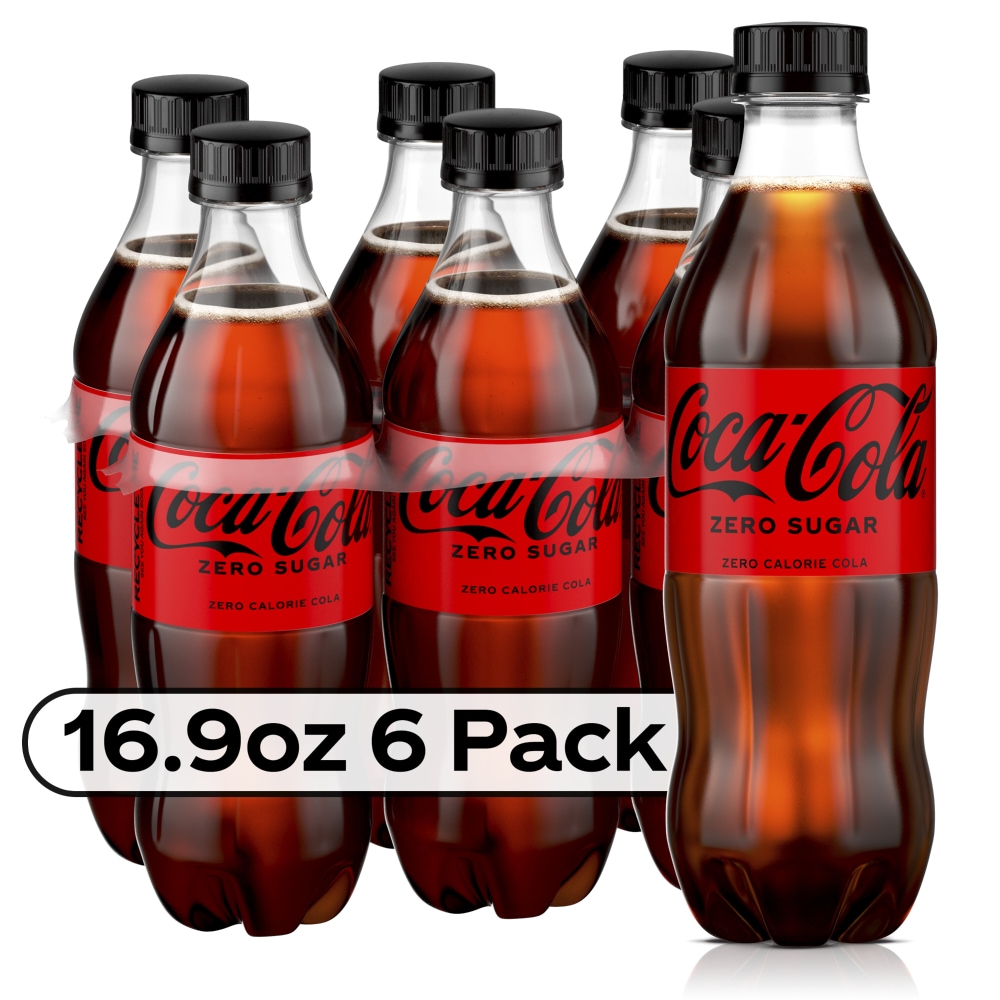 Coca-Cola Zero Sugar - 6pk/16.9 Fl Oz Bottles