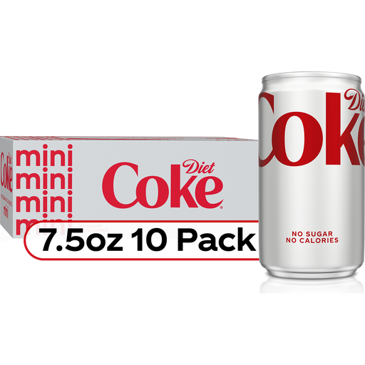 Diet Coke Fridge Pack Cans, 7.5 Fl Oz