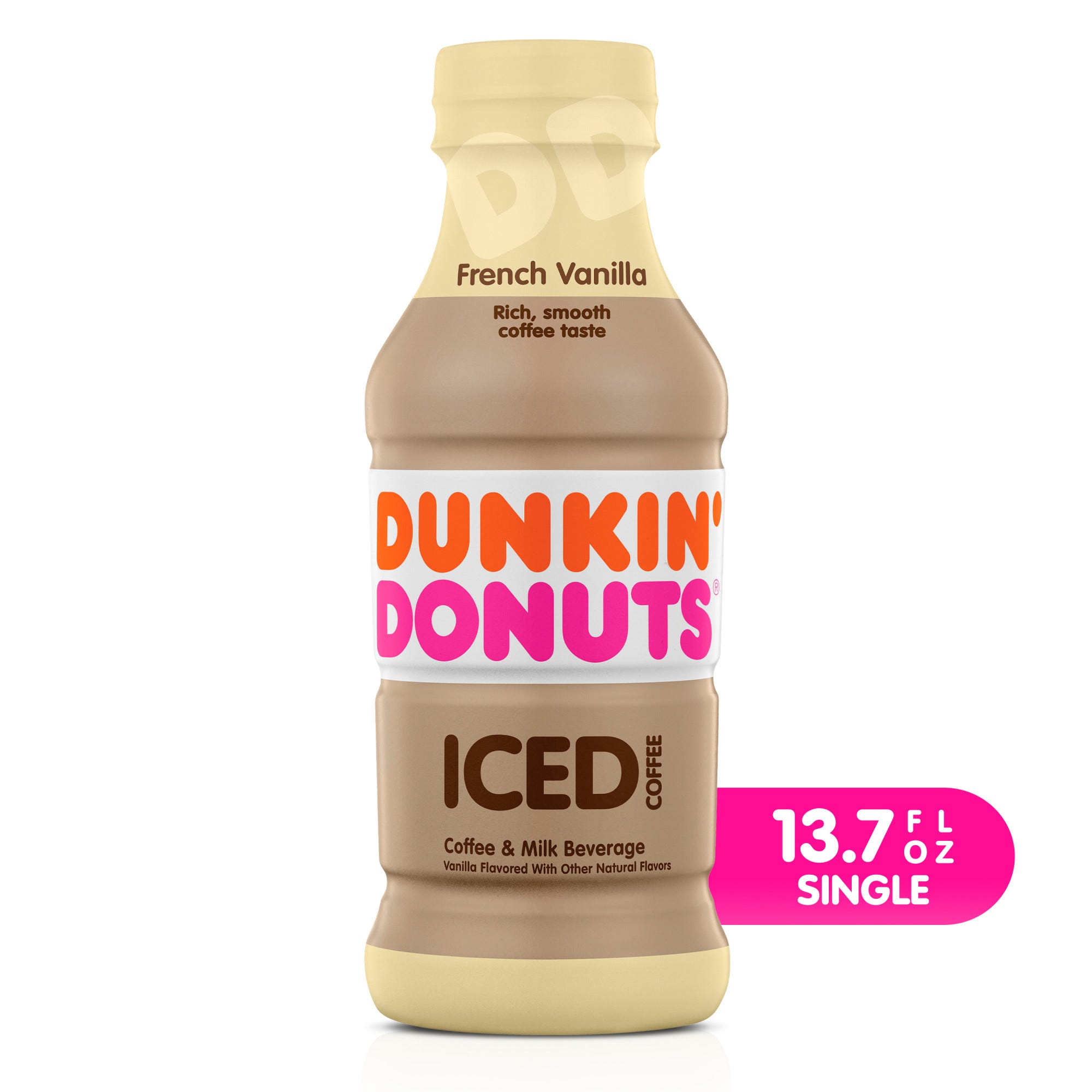 Dunkin' Donuts French Vanilla - 13.7 Fl Oz Bottle