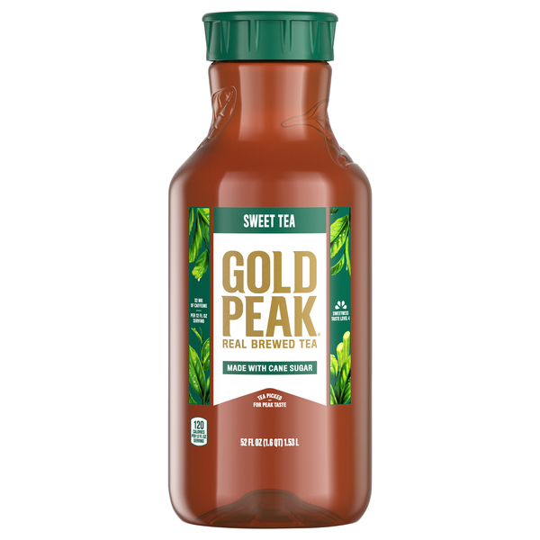 Gold Peak Sweetened Black Tea Bottle, 52 Fl Oz
