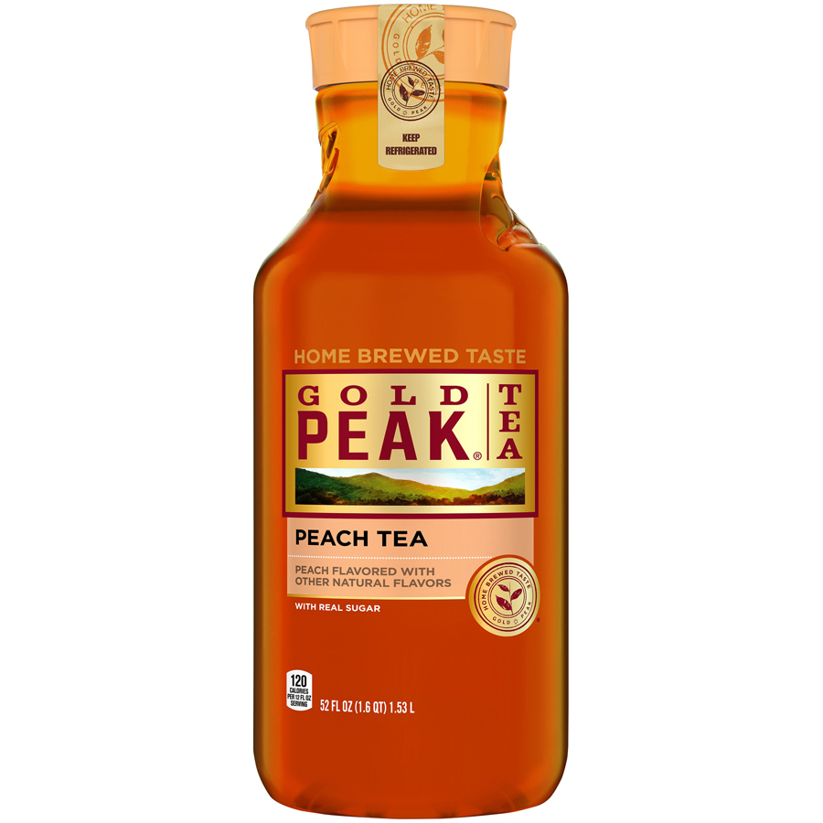 Gold Peak Georgia Peach Tea Bottle, 52 Fl Oz