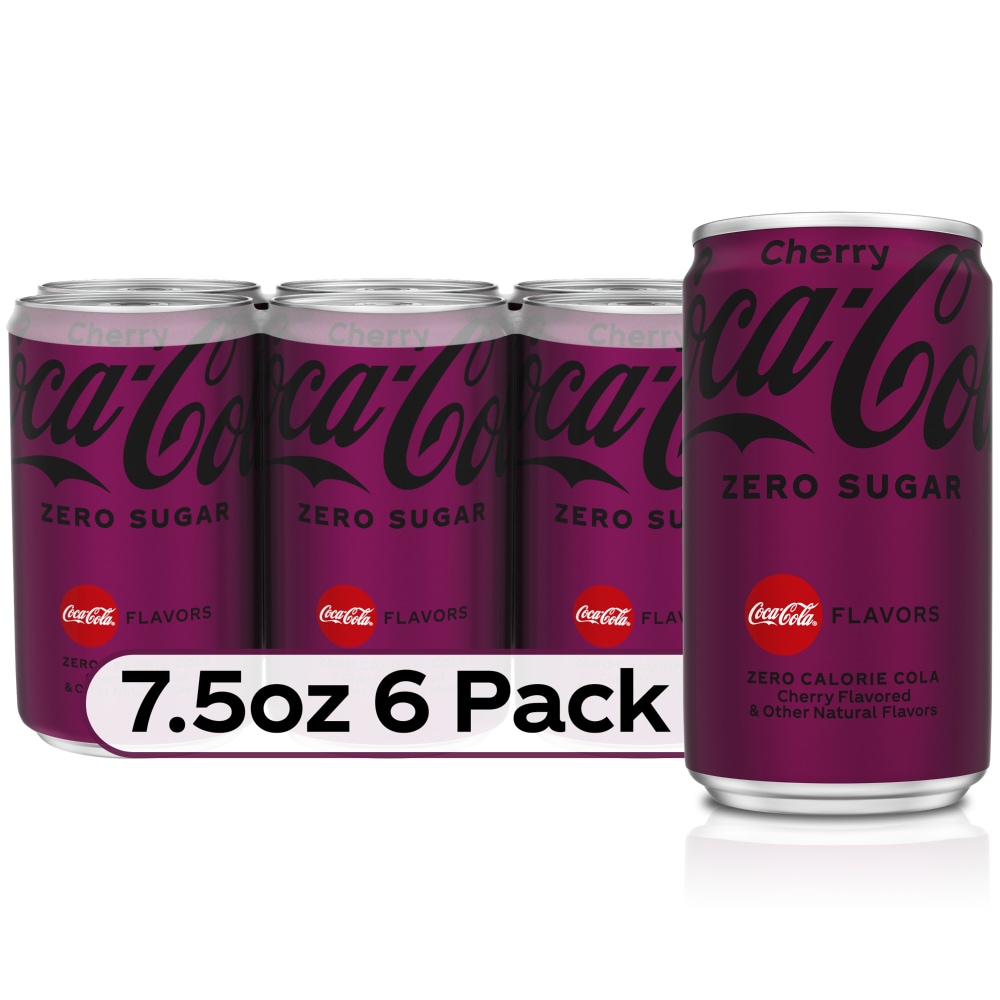 Coca-Cola Cherry Zero Sugar Mini Cans
