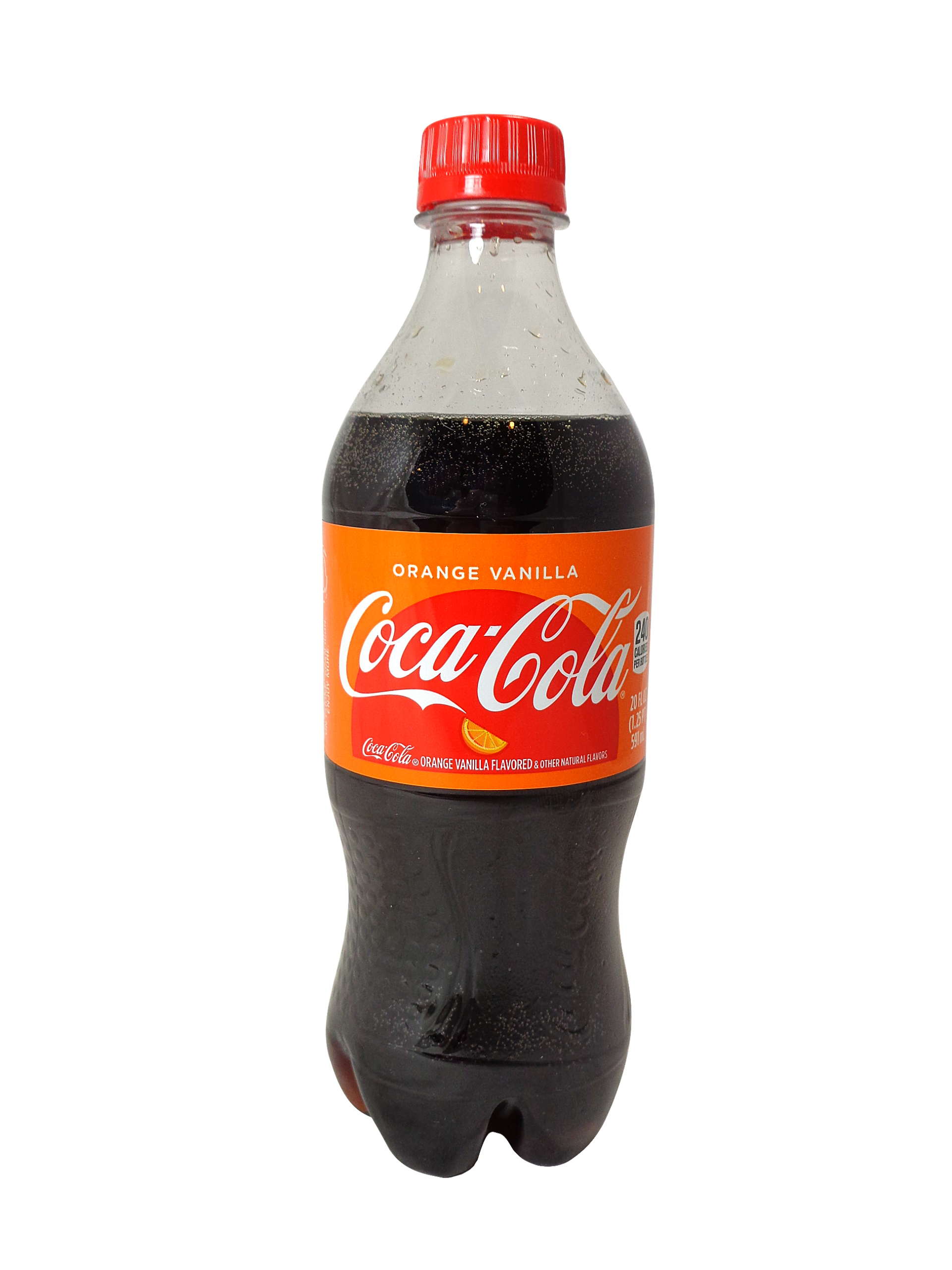 Coca-Cola Orange Vanilla Zero Sugar Bottle, 20 Fl Oz