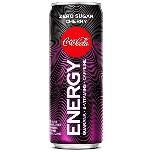 Coca-Cola Energy Cherry Zero Sugar Can, 12 Fl Oz