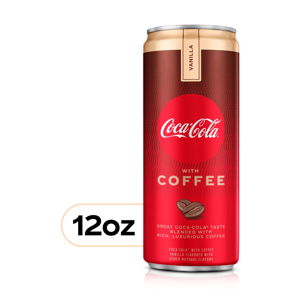 Coca-Cola With Coffee Vanilla Can, 12 Fl Oz