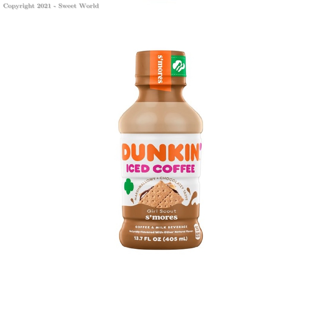 Dunkin' Donuts S'Mores Iced Coffee Beverage - 13.7 Fl Oz Bottle