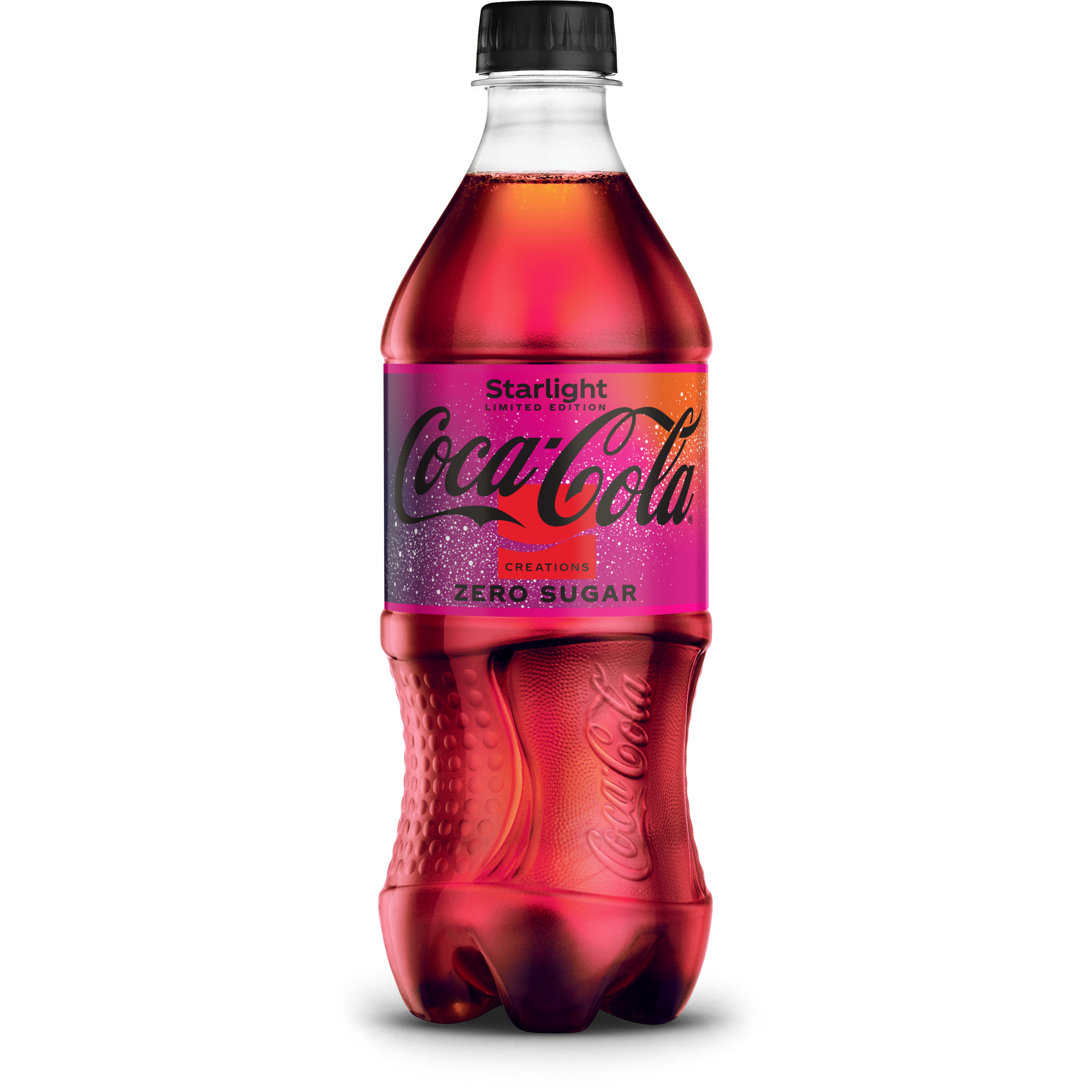 Coca-Cola Soda, Zero Sugar, Space Flavored, Starlight 20 Fl Oz