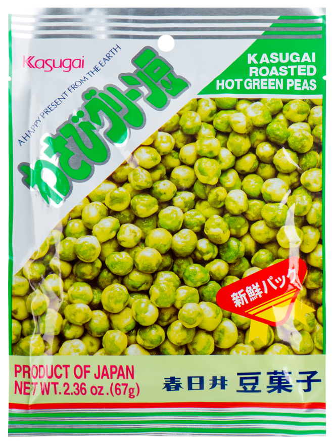 Kasugai Japanese Roasted Wasabi Green Peas