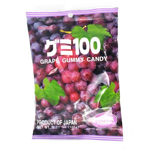 Kasugai Gummy Candy, Grape 100