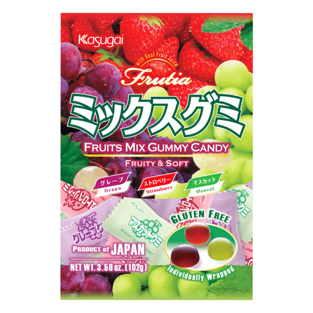 Kasugai Gummy Candy, Fruits Mix