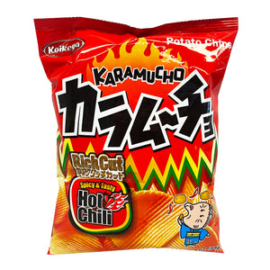 Koikeya Karamucho Potato Chips, Rich Cut, 2.01 Ounce